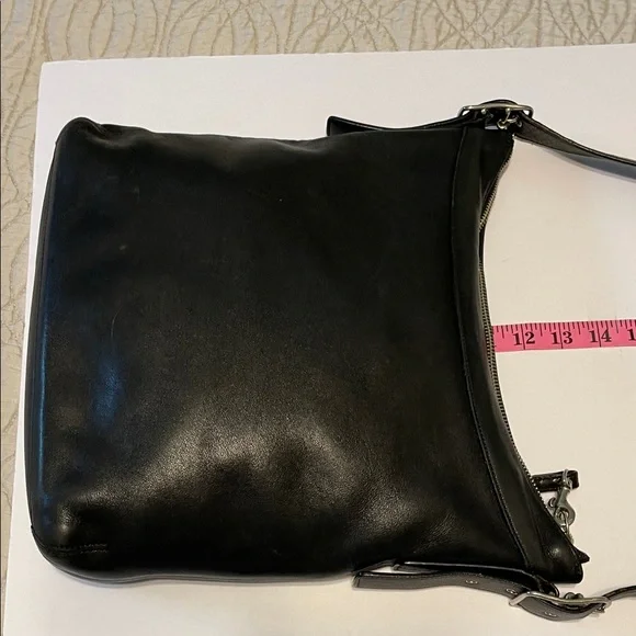 Coach 9133 Legacy Gallery Slim Black Leather Shoulder Bag - Picture 8 of 16